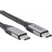 Кабель VCOM CU420M-1M USB 3.2 Gen2 Type-C - USB 3.2 Gen1 Type-C (1 м, черный)