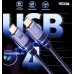 Кабель VCOM CU541M-1.2M USB4 - USB4 (1.2 м, черный)