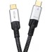 Кабель VCOM CU560-1.2M USB4 - USB4 (1.2 м, черный)