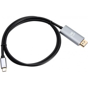 Адаптер VCOM CU480MC-1.8M DisplayPort - USB 3.2 Gen1 Type-C (nan м, черный)
