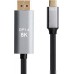 Адаптер VCOM CU480MC-1.8M DisplayPort - USB 3.2 Gen1 Type-C (nan м, черный)