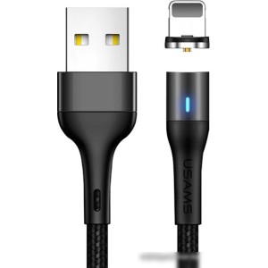 Кабель Usams U32 USB Type-A - Lightning SJ352USB01 (2 м, черный)