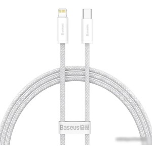 Кабель Baseus Lightning - USB Type-C CALD000002 (1 м, белый) Кабель Baseus Lightning - USB Type-C CALD000002 (1 м, белый)