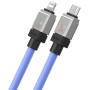 Кабель Baseus CoolPlay Series USB Type-C - Lightning (2 м, голубой) Кабель Baseus CoolPlay Series USB Type-C - Lightning (2 м, голубой)