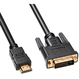 Кабель Buro HDMI-19M-DVI-D-3m Кабель Buro HDMI-19M-DVI-D-3m
