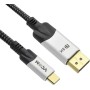 Кабель VCOM CU422MCV-1.8M USB Type-C - DisplayPort (1.8 м, черный/серый) Кабель VCOM CU422MCV-1.8M USB Type-C - DisplayPort (1.8 м, черный/серый)