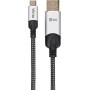 Кабель VCOM CU422MCV-1.8M USB Type-C - DisplayPort (1.8 м, черный/серый) Кабель VCOM CU422MCV-1.8M USB Type-C - DisplayPort (1.8 м, черный/серый)