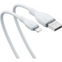 Кабель Baseus Pudding Series USB Type-A - Lightning (2 м, белый) Кабель Baseus Pudding Series USB Type-A - Lightning (2 м, белый)