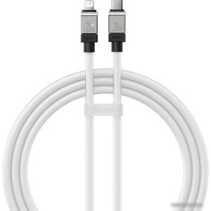 Кабель Baseus CoolPlay Series USB Type-C - Lightning (1 м, белый) Кабель Baseus CoolPlay Series USB Type-C - Lightning (1 м, белый)
