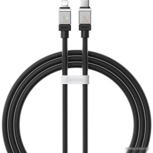 Кабель Baseus CoolPlay Series USB Type-C - Lightning (1 м, черный) Кабель Baseus CoolPlay Series USB Type-C - Lightning (1 м, черный)