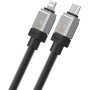 Кабель Baseus CoolPlay Series USB Type-C - Lightning (1 м, черный)