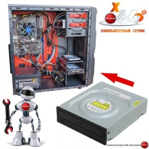 Замена DVD привода