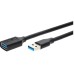Удлинитель Telecom USB Type-A TUS708-1m (1 м, черный)