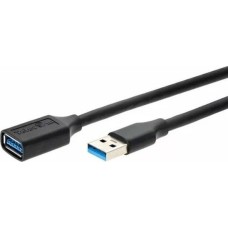 Удлинитель Telecom TUS708-3M USB 3 Type-AM - USB 3 Type-AF (3 м, черный)