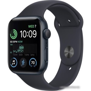 Умные часы Apple Watch SE 2 40 мм (алюминиевый корпус, полуночный/полуночный, спортивный силиконовый ремешок)