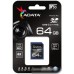 Карта памяти A-Data Premier Pro ASDX64GUI3V30S-R SDXC 64GB