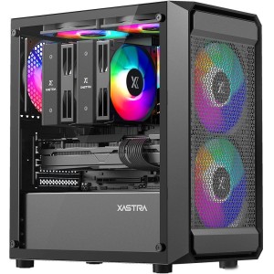 Корпус XASTRA A303M 3FRGB (черный)
