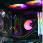 Система жидкостного охлаждения для процессора Valkyrie A240 ARGB (черный)