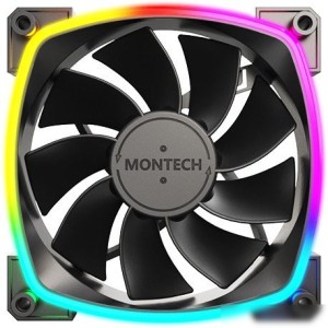 Вентилятор для корпуса Montech RX120 PWM (черный) Вентилятор для корпуса Montech RX120 PWM (черный)