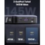 Внешний аккумулятор Ugreen PB205 25000mAh (серый)