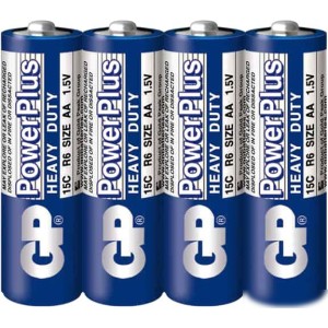 Батарейка GP PowerPlus R6S/15C (4 шт.) Батарейка GP PowerPlus R6S/15C (4 шт.)