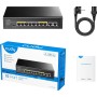 Неуправляемый коммутатор Cudy GS1010PE 1.0