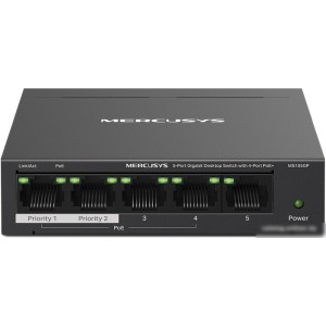 Неуправляемый коммутатор Mercusys MS105GP