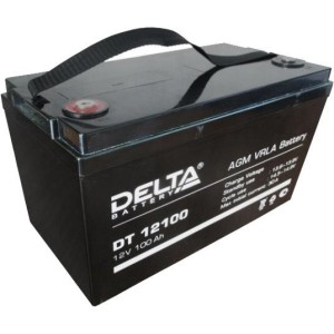 Аккумулятор для ИБП Delta DT 12100 (12В/100 А·ч) Аккумулятор для ИБП Delta DT 12100 (12В/100 А·ч)
