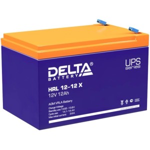 Аккумулятор для ИБП Delta HRL 12-12 X (12В/12 А·ч) Аккумулятор для ИБП Delta HRL 12-12 X (12В/12 А·ч)
