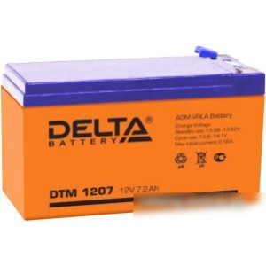 Аккумулятор для ИБП Delta DTM 1207 (12В/7.2 А·ч)