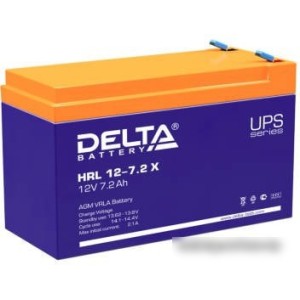 Аккумулятор для ИБП Delta HRL 12-7.2 X (12В/7.2 А·ч) Аккумулятор для ИБП Delta HRL 12-7.2 X (12В/7.2 А·ч)
