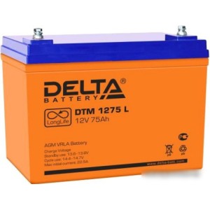 Аккумулятор для ИБП Delta DTM 1275 L (12В/75 А·ч) Аккумулятор для ИБП Delta DTM 1275 L (12В/75 А·ч)