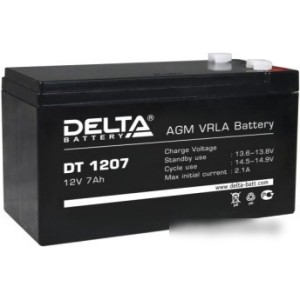 Аккумулятор для ИБП Delta DT 1207 (12В/7 А·ч)