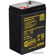 Аккумулятор для ИБП Kiper GP-645 F1 (6В/4.5 А·ч)