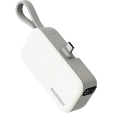 Внешний аккумулятор Momax 1-Power Mini 3-in-1 USB-C IP130 5000mAh (белый)
