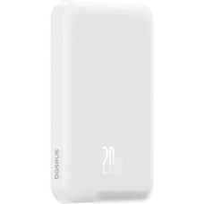Внешний аккумулятор Baseus Magnetic Mini Wireless Fast Charge Power Bank 20W 5000mAh (белый)