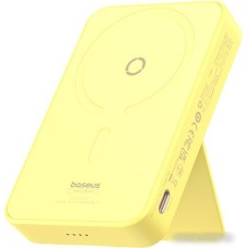 Внешний аккумулятор Baseus MagPro Magnetic Bracket Wireless Fast-Charging Power Bank 20W 5000mAh (желтый)