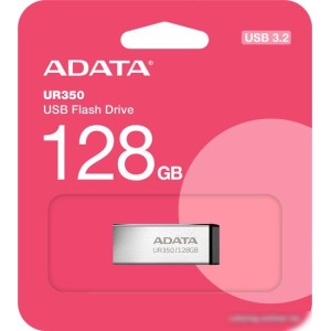 USB Flash ADATA UR350 128GB UR350-128G-RSR/BK (серебристый/черный)