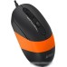 Мышь A4Tech Fstyler FM10 (черный/оранжевый)