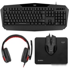 Клавиатура + мышь с ковриком + наушники SVEN GS-4300
