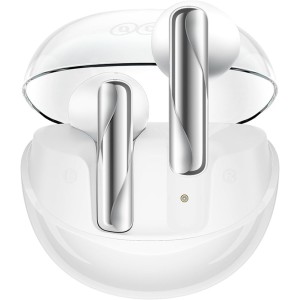 Наушники QCY AilyBuds Clear (белый/серебиристый)