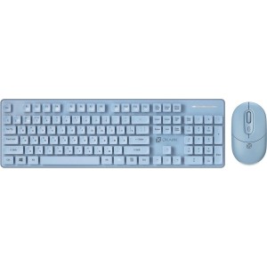 Офисный набор Oklick S265W (голубой)