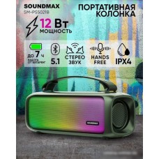 Беспроводная колонка Soundmax SM-PS5021B (темно-зеленый)