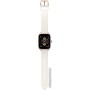 Умные часы Amazfit GTS 4 (золотистый, с белым ремешком из фторэластомера)