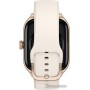 Умные часы Amazfit GTS 4 (золотистый, с белым ремешком из фторэластомера)