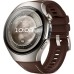 Умные часы Huawei Watch 5 46 мм (титановый, с коричневым силиконовым ремешком, международная версия) + наушники Huawei FreeBuds 6i по акции