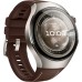 Умные часы Huawei Watch 5 46 мм (титановый, с коричневым силиконовым ремешком, международная версия) + наушники Huawei FreeBuds 6i по акции