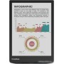 Электронная книга PocketBook 743K3 InkPad Color 3 (черный/серебристый) + обложка PocketBook Cover Flip