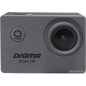 Экшен-камера Digma DiCam 180 (серый)