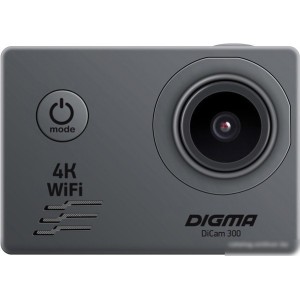 Экшен-камера Digma DiCam 300 (серый)